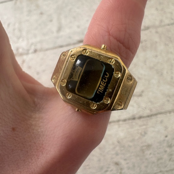 Vintage Lot Of 5 Timeco Finger Ring Watches - Picture 2 of 6